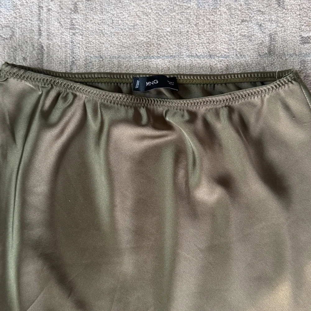 Mango Olive Midi Skirt - Picture 5 of 5